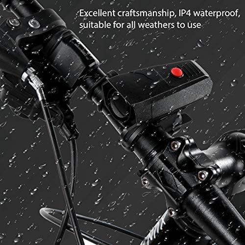 Keenso Cycling Bell, Loud Electronic Cycling Horns Handlebar Ring Bell Alarm Bell Loud Sound Horn for Mountain Road Bikes Bicycles and accessories
