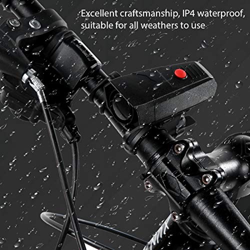 Keenso Cycling Bell, Loud Electronic Cycling Horns Handlebar Ring Bell Alarm Bell Loud Sound Horn for Mountain Road Bikes Bicycles and accessories - Image 4