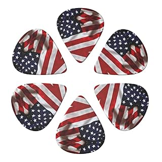 Ensemble de 6 médiators de guitare drapeau américain pour guitare acoustique, guitare électrique, basse, ukulélé – fin… - Les Beatles, Paul McCartney, John Lennon, RIngo Starr, George Harrison Ensemble de 6 médiators de guitare drapeau américain pour guitare acoustique, guitare électrique, basse, ukulélé - fin… – Image 2