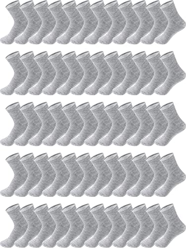 Tarpop 150 Pairs Mens Socks in Bulk Pack Socks Adult for Homeless Sports Ankle Moisture Wicking for Men Women