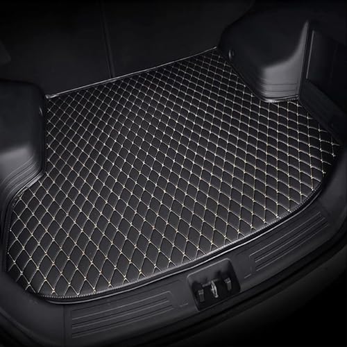 CDQSC Compatible Car Boot Liner for BMW 3 Series 330e NE 2013-2018 - Waterproof, Anti-Slip, Scratch-Resistant Mat - Premium Interior Accessory,B/BlackWhite