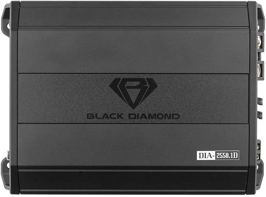 Bеѕt Dеаl Prоduсt Black Diamond DIA-2550.1D Car Audio Amplifier – 1 Channel, Monoblock, Class D, 2550 Watts, Remote BASS Knob Included