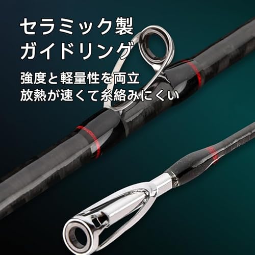 LESWIN レッドコルクグリップ雷魚竿 XH 2.4m