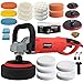 Produktbild Profi Poliermaschine VOSSNER ® PPM 1600 Spezial Edition Schleifmaschine Auto Polierer 1500W + Mega Zubehör SET
