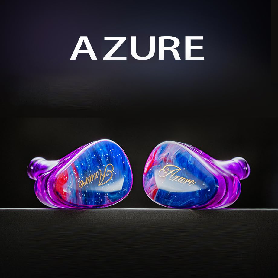 Amazon.co.jp: Angelears BEEP AZURE IEM イヤホン 2DD+1BA Knowles製