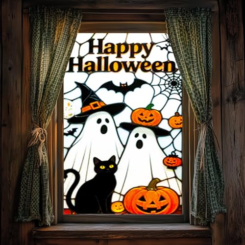 Vinilo decorativo para ventana Halloween 31x47 pulgadas miniatura 6
