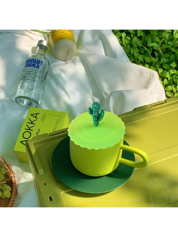 Mucit Home 2 adet Silikon Isı Koruyucu Bardak Kapağı Sıcak Tutan Silikon Kapak Kupa Bardak