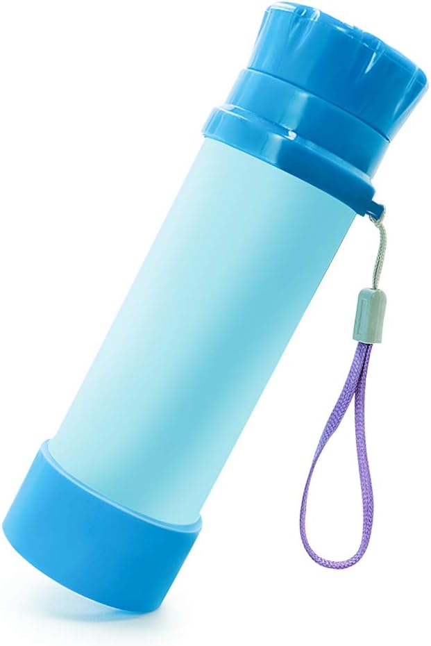 Luwint Portable Pocket Pirate Monocular Telescope - Retractable Educational Science Toys Spyglass for Kids Boys Girls (Cambridge Blue)