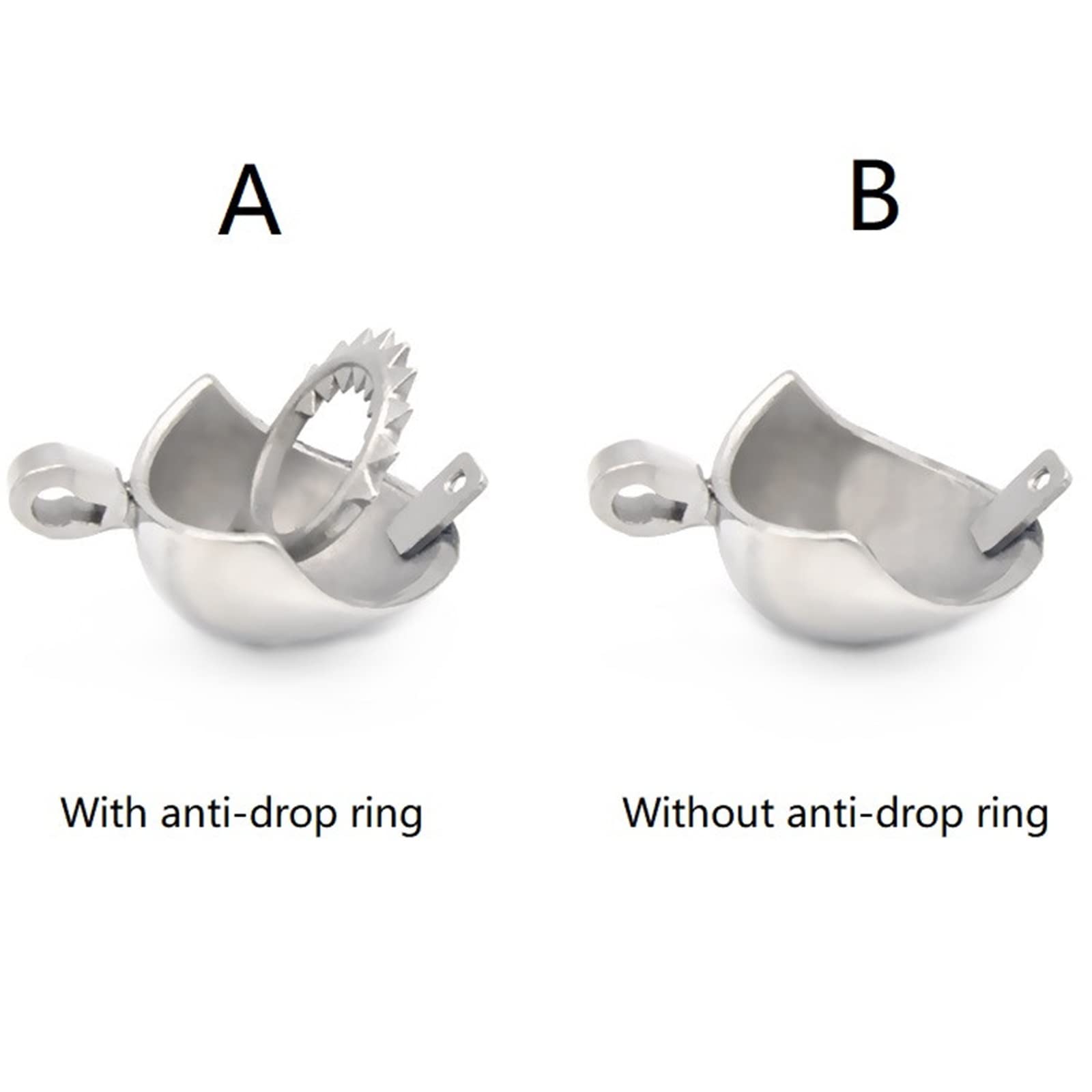 Chastity Cage Male, Metall Full Bondage Peniskäfig, Ei-Form Keuschheitsgürtel Mann, A/B Zwei Optionen Verfügbar BDSM Fetisch Bondage Sex Spielzeug Für Die Männer,48mm,A