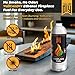 Bioethanol Fireplace Fuel 1 Liter - Bio Ethanol Fuel for Table Top Fire Pit, Renewable Ethanol Fire Pit Fuel Burners, Clean Burning, Odorless, and Smokeless Bioethanol Fuel for Tabletop Fireplaces