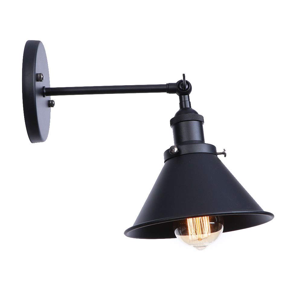 IvyLoutish Modern Wall Light Fabric Rustic Wall Sconces Indoor Wall Lighting Vanity Light for Bathroom Wall Mount Light for Bedroom Living Room Hallway Stairway