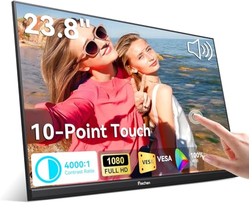 23.8 Portable Touchscreen Monitor with Adjustable Stand
