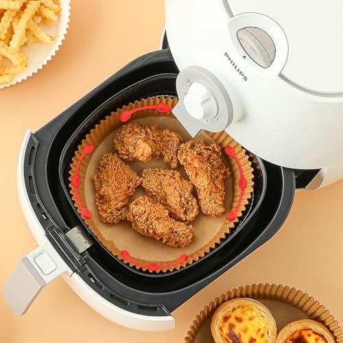 TEUYOE 12 Stück Magnete für Airfryer Backpapier, Rot Magnetische Silikon Befestigungsschnalle für Airfryer zum Fixieren von Einweg-Backpapier, verhindert Verrutschen und Verbrennen