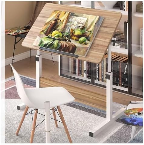 Extra Large Tilting Height Adjustable Drafting Table for Artists, Ideal for Studio, Art Craft and Writing