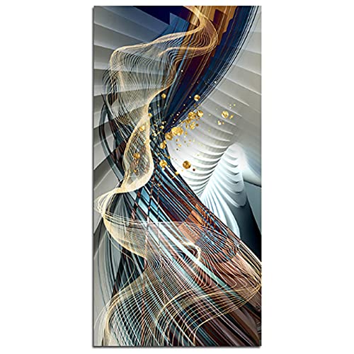 Toile murale abstraite pour raviver un salon terne 40x80cm