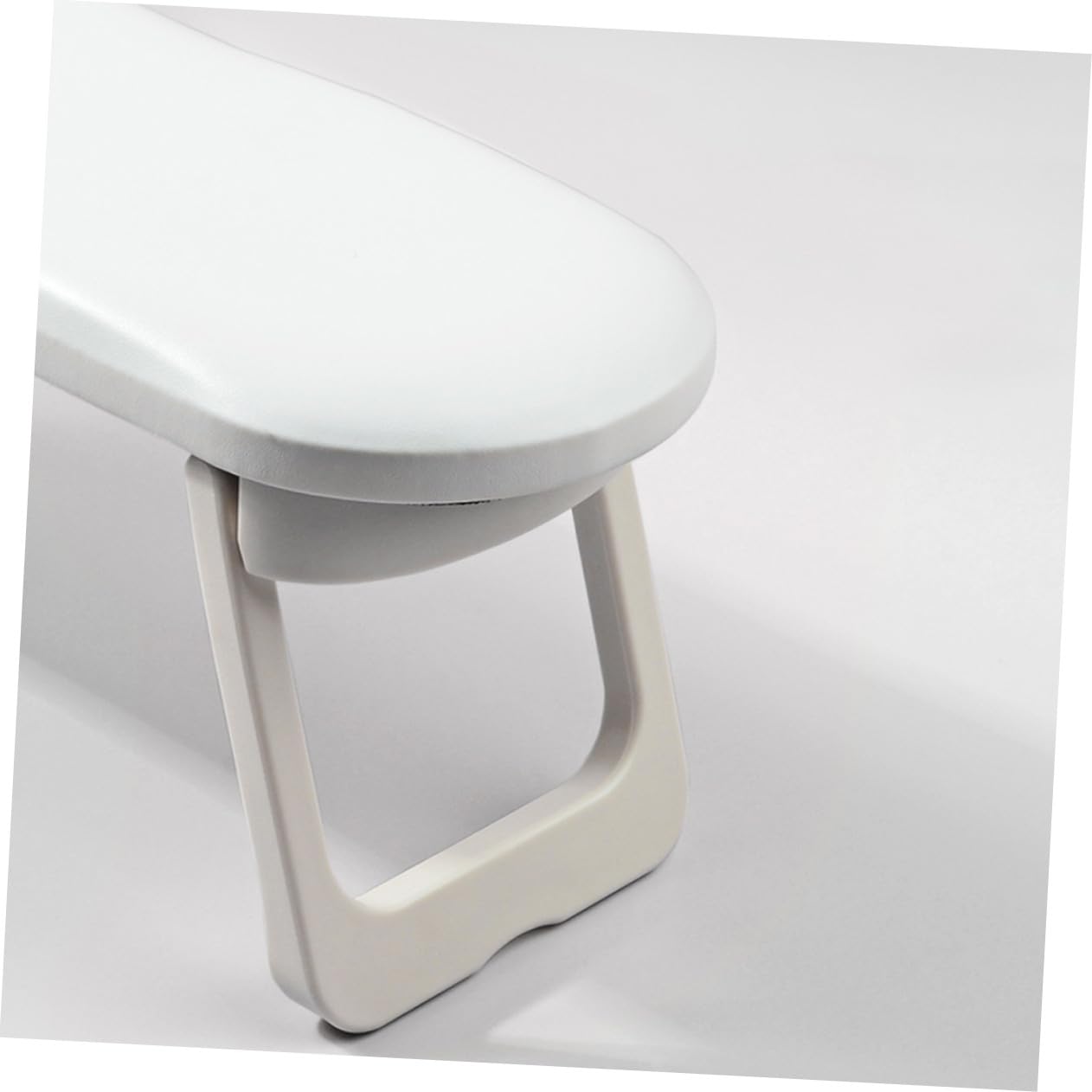 Adjustable Nail Arm Rest Cushion for Manicure Soft Hand Pillow Support for Nail Art Stable and Clean Wrist Rest Suitable for Salon and Home Use Chic Milk White Design