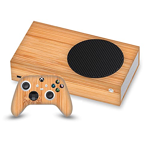 Xbox Series S Vinyle Autocollant Bambou Marron PLdesign Protection Console Manettes
