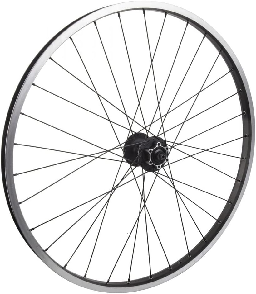 Wheel Front 26 x 1.5 Sun RhynoLite, Blk, Deore M525 Disc Blk, Blk SS Spokes, 32H