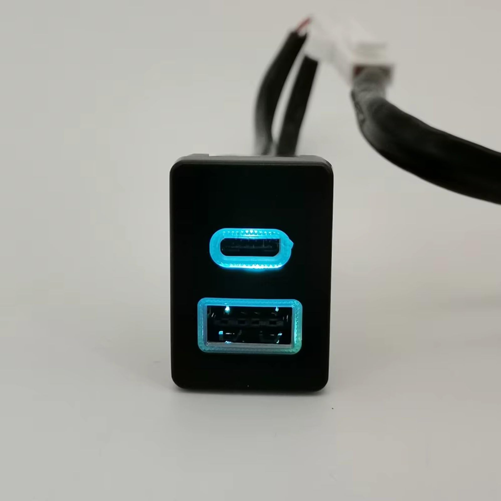Consola Central Con Puerto USB Compatible Con Toyota Para Auris Para Coche Innova Quick Cargador QC3.0 Para Enchufe Carga Con Adaptador Tipo C Puerto USB Coche