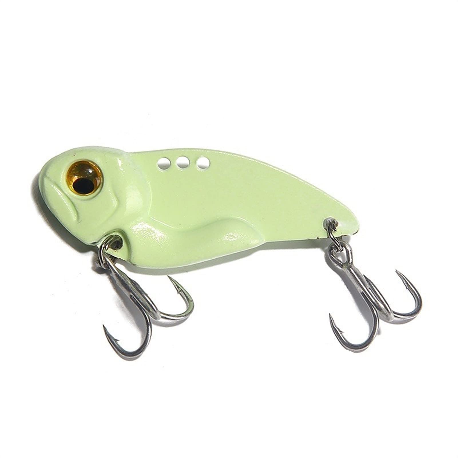 Señuelos de pesca, señuelos rígidos Señuelo hundimiento 10 piezas Ojos 3D Señuelos artificiales de metal Equipo de pesca para lubina, lucio, perca 8/15/20 g para lubina, trucha, lubina, salmón, simple