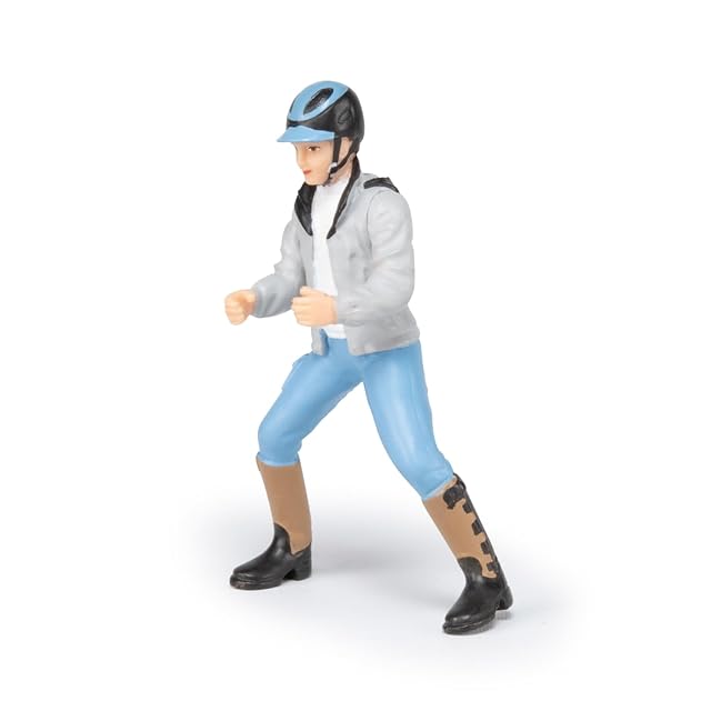 Foto 5 de 8 de Papo -Figuras pintadas a mano -Caballos y potros -Jinete joven-52008-Coleccionable -Para Niños y Niñas de 3…