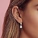 Austrian Crystal Baroque Drop Leverback Earrings for Women Fashion 14K Gold Plated Hypoallergenic Jewelry (Aurora Borealis)
