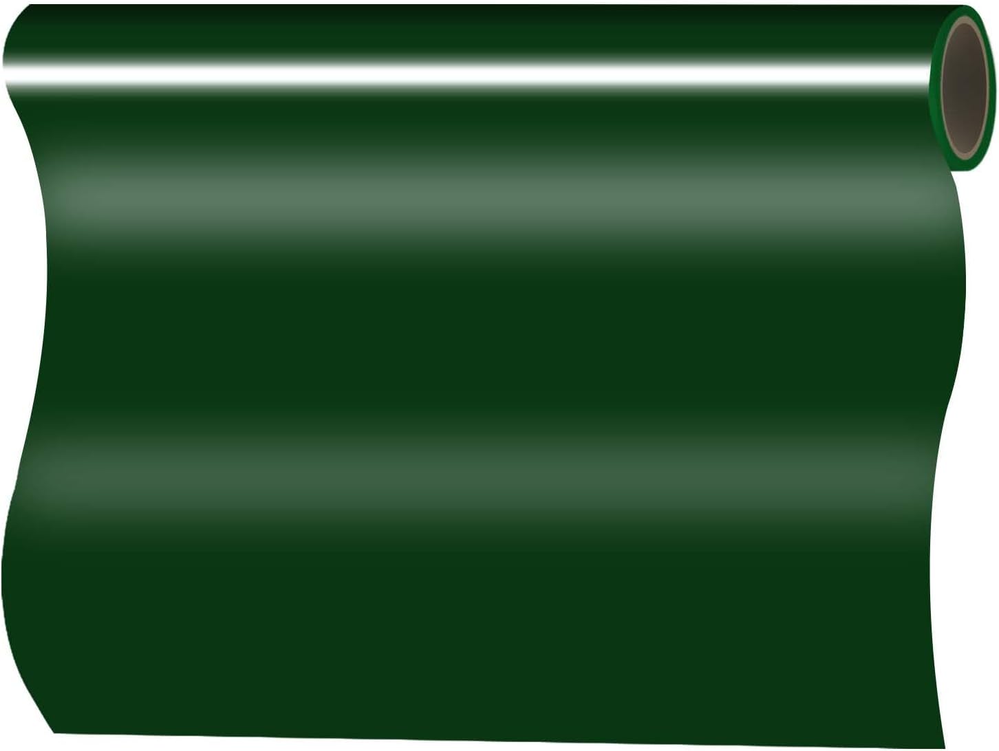 HTVRONT Dark Green HTV Heat Transfer Vinyl Roll- 12" x 12ft HTV Vinyl for Shirts - Easy to Cut & Weed Iron on Vinyl for Clothes(Dark Green)
