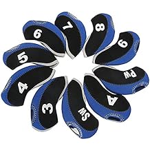 Seacloud Golf Iron Covers Set with Number Tag for Club Elasticity Protable Selections 10pcs/lot