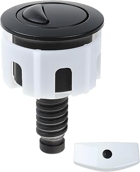 Toilet Flush Button - Buttons with Ideal Flushing System - Push Button Black