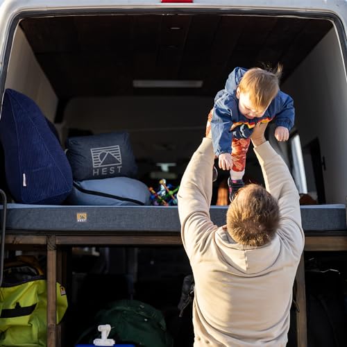 Image of HEST Dually - Portable Camping Mattress, Enhanced Memory Foam, Double Mattress, Sleeps Two