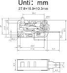 KW3A Microwave Oven Door Switch 16A 125/250V Door Interloc(Normally Open & Normally Close) (2 Normally Open and 1 Normally Close) (2 Normally Open and 1 Normally Close)