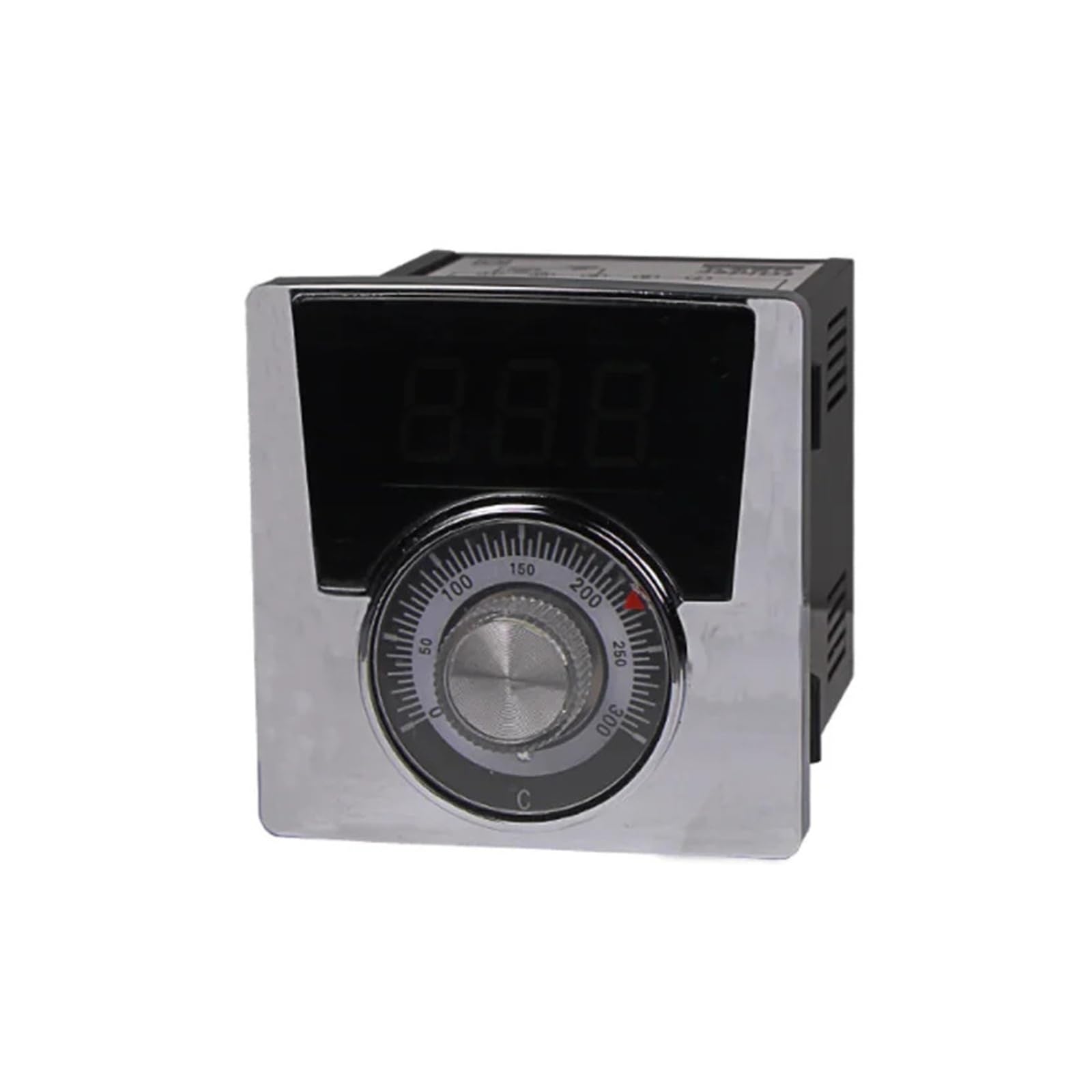 temperaturregler K-Typ Elektronischer Thermostatknopf Thermostat Spezielles Temperaturkontrollmessgerät for Backofen 72 * 72 mm(K Type Relay 30A)