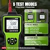 JDIAG Universal Fuel Injector Tester Cleaner Kit - 4 Preset & 1 Custom Mode, Test 2 Injectors Simultaneously, DIY Cleaning Tools with Dedicated Fuel Injector Connectors, 12V/5V Output Power