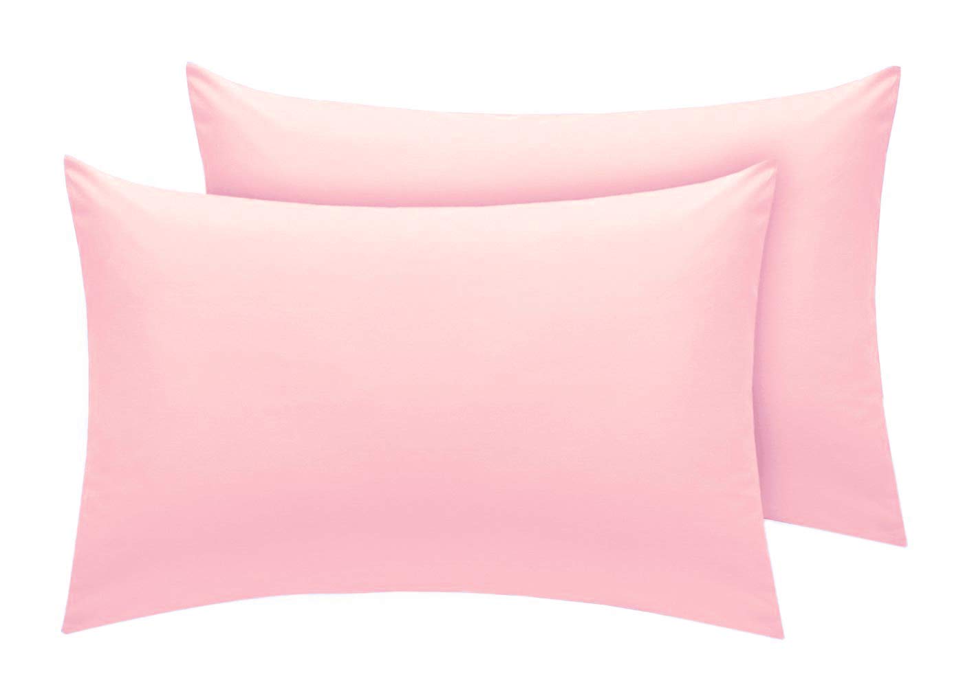Comfy Nights Egyptian Cotton 200 Thread Count Plain Dyed Pillow Pairs (Pink, House Wife Pillow Pair)