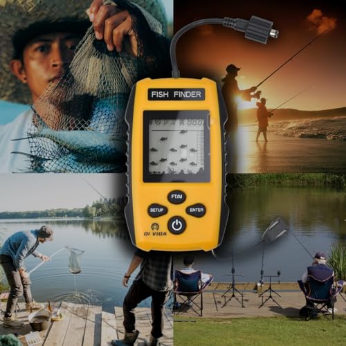 Localiza Peixe Água Mar Pescaria Barco Caiaque Fish Finder