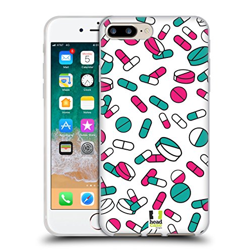 Coque en gel pour iPhone 7/8 Plus Head Case Designs compatible MagSafe avec motif pilules