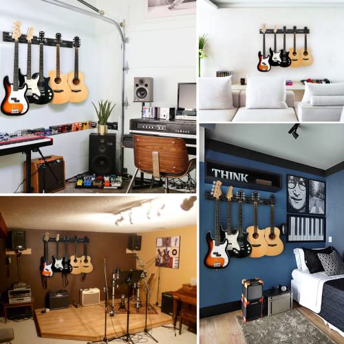 Donner 5 Support mural pour guitare Noir Support mural pour guitare avec 5 supports de guitare réglables pour guitares… - Les Beatles, Paul McCartney, John Lennon, RIngo Starr, George Harrison Donner 5 Support mural pour guitare Noir Support mural pour guitare avec 5 supports de guitare réglables pour guitares… – Image 8