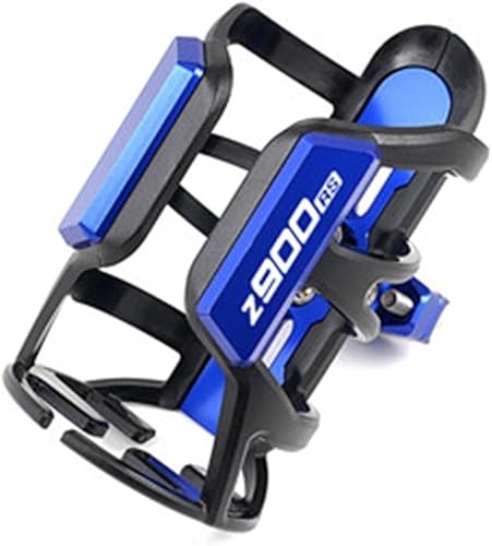 BedEux for KAWASA-&KI Z900RS Z900 RS 2018-2022 2021 CNC Aluminum Water Bottle Holder Motorcycle Ccessories Bottle Cage (Color  Blue, Size  One Size)