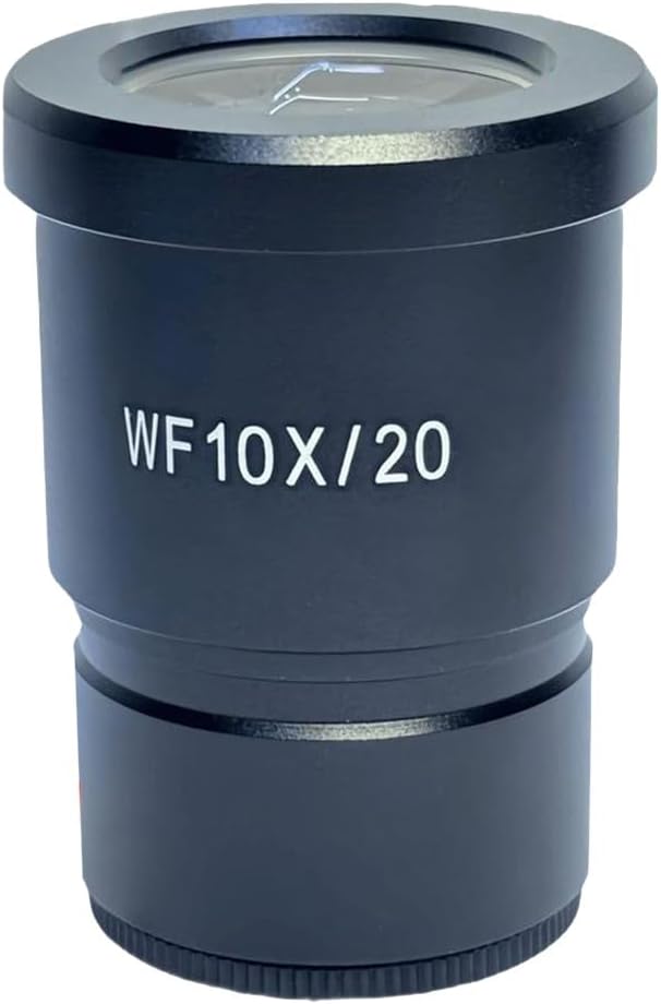 WF10X 30mm Microscope Eyepiece Stereo Type Optical Glass FMC Coated Wide Field Lens for Stereo Microscopes(WF10X/20)
