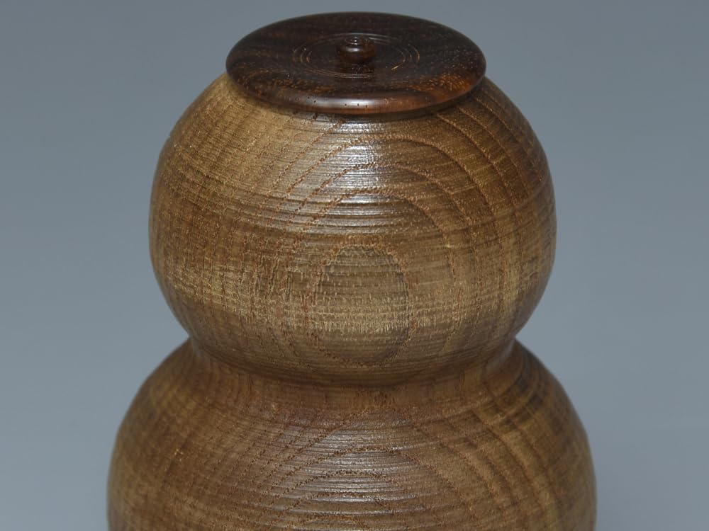 Amazon.co.jp: 佐藤豊樵造槐 喜寿瓢茶器 共箱 仕覆添 棗 高さ8.5