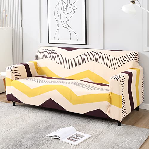Image of HOKIPO Stretchable Elastic Cover for Sofa 3 Seater (AR-4095-D17)