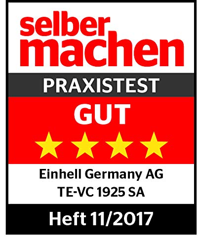 Einhell TE-VC 1925 Sa Bidone Aspira Solidi E Liquidi (800 W, Depressione 190 Mbar, Vano 25 L, Presa Elettroutensile, Bocchetta Scarico Liquidi, Super Accessoriato, Eco Power) - 10