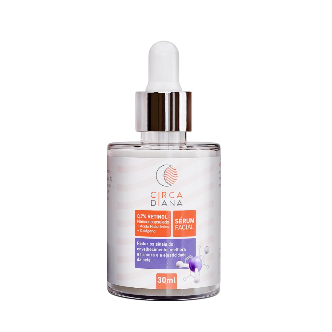 Sérum Facial 0,7% Retinol + Ácido Hialurônico e Colágeno - Anti