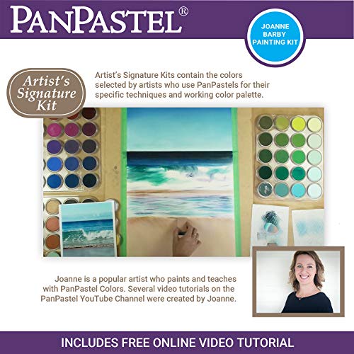 Panpastel 30252 Joanne Barby 20 Color Ultra Soft Artist Pastel Seascape Painting Kit W/Sofft Tools & Palette #TOP3