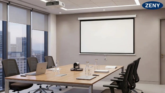 Amazon.com: ZENY Manual Pull Down Projector Screen, 100 Inch 16:10