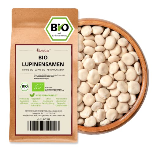 Süßlupinensamen Kamelur 1kg BIO Lupinensamen, getrocknet