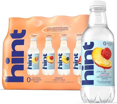 Hint Flavored Water Zero Sugar 0 Calories - Smashup Variety (12 pack)