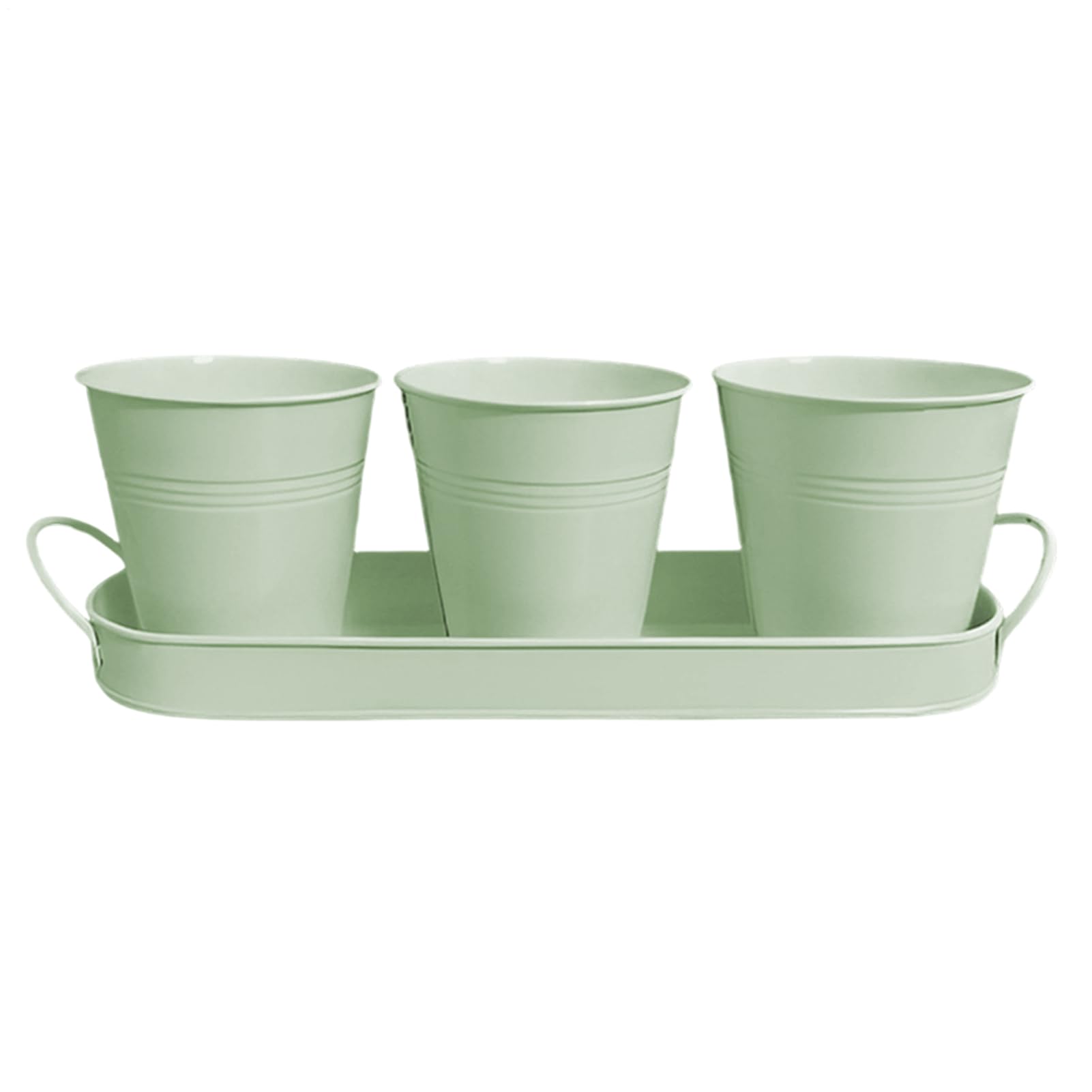 Pots de fleurs modernes avec plateau amovible et drainage pour cuisine et porche