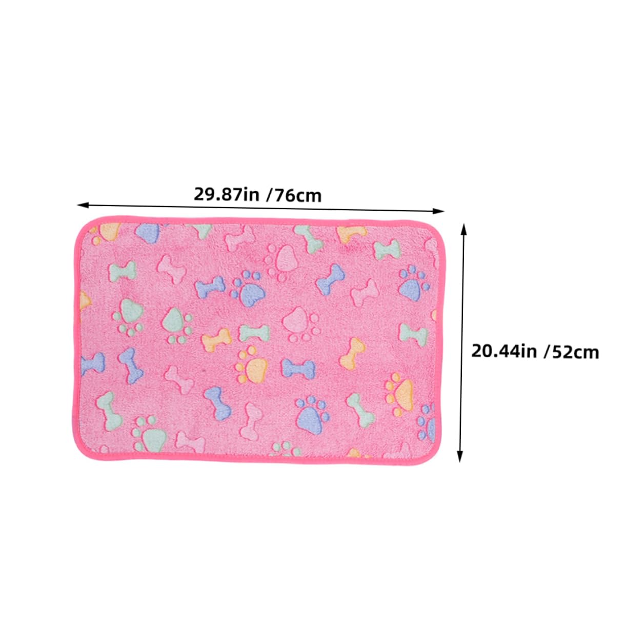 Totority Pet Blanket for Couch Soft Fleece Dog Blanket Washable Comfortable for Puppy Kitten