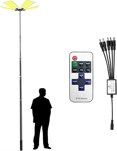 CONPEX 25000lm LED telescópica camping luces portátil al aire libre camping luz telescópica luz de pesca en la noche luz de inundación luz de